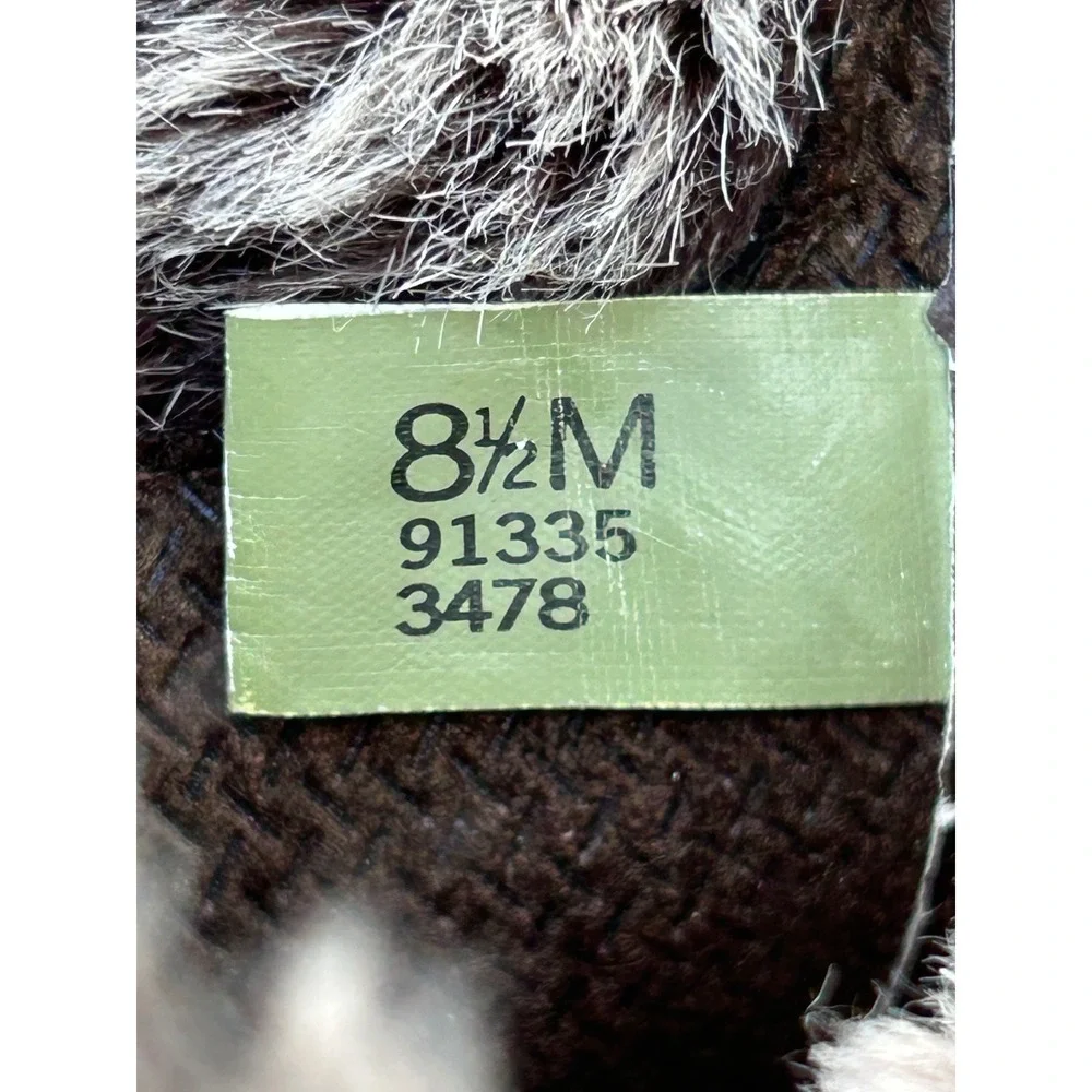 Timberland Wheat Nubuck Faux Fur Tall Lace Up Winter Boots‎ 91335 Womens 8.5 M